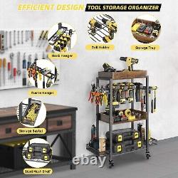 Power Tool Organizer Garage Storage Organization Shelving Tool Holder Drill R