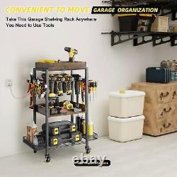 Power Tool Organizer Garage Storage Organization Shelving Tool Holder Drill R