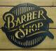 Premium Barber Shop Metal Sign Hand Finished Man Cave Wall Art Store Front 60s