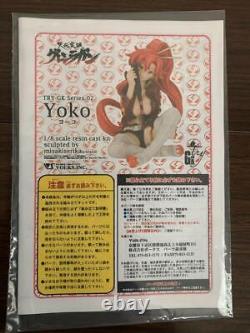 RARE TRY-GK GURREN LAGANN YOKO Littner 1/8 resin cast Garage kit (unused) F41471