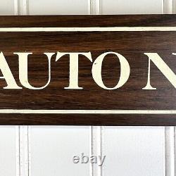 REAL Store Aisle Hang Sign Auto Needs Vintage Old Grocery Garage Mancave Decor