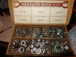 Rare 8 drawer General Store Display -Junior Garage Nuts, Bolt, washer & Hardwares