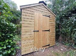 Redwood Heavy Duty TimberGarden Shed with Log Store 1800mm x 3600mm