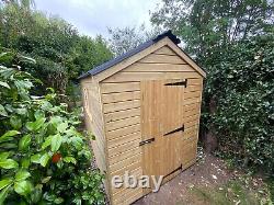 Redwood Heavy Duty TimberGarden Shed with Log Store 1800mm x 3600mm