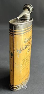Rubberweld Cycle Lubricating Oil Tin Vintage Bicycle Machinery Advertising Can