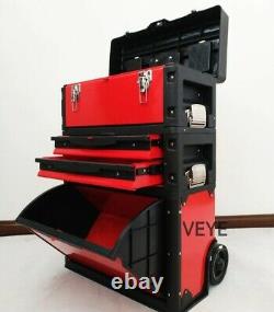 Separate portable 4 layer multi-function trolley toolbox Portable hardware combi