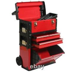 Separate portable 4 layer multi-function trolley toolbox Portable hardware combi
