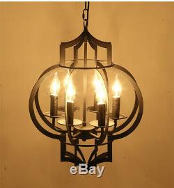 Single Head Iron LED Pendent Lamp Clothing Store Furniture Store Hanging Light