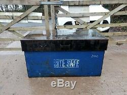 Small Blue Site Store tool box van truck workshop garage need locks £130+vat D40