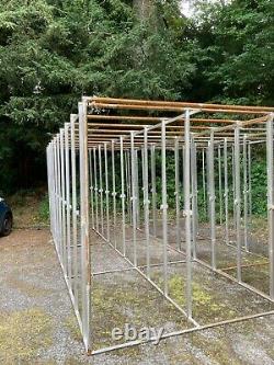 Steel frame for shed greenhouse outbuilding carport shelter store garage unit