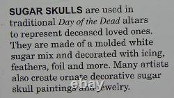 Sugar Skull Day Of The Dead Altars Colorful Art Glass Mosaic Hanging Halloween