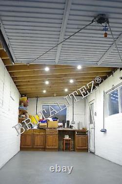 Summer House Shed Stable Outbuilding Solar Panel Lighting Kit LED Garage 40W