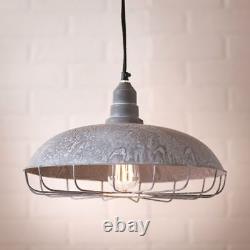 Supply Store pendant Light in Weathered Zinc