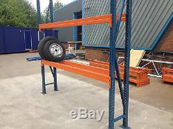 The easy way to store 100's Tyres, VG Used Tyre Racking. Garage workshop warehouse