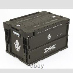 Tool Box GUNDAM Zeon Groove Garage Folding Container Strage Case 50.1L Gray