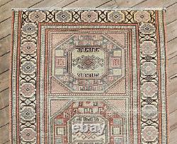 Turkish Rug 36''x72'' Bunyan Carpet Vintage 92x184cm Oriental Decor Rug 3x6
