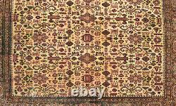 Turkish Rug 77''x115'' Bunyan Carpet Vintage 197x295cm Beige Decor Rug 6x9