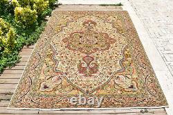 Turkish Rug 78''x113'' Bunyan Carpet Vintage 200x290cm Oriental Decor Rug 6x9