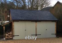 Two Bay Oak Front Frame for Garage/ Carport/ Log store Available Now