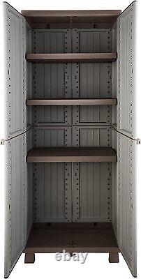 UK#1 Terry C-Wood 2680, 2 Door Closet with 3 Internal Shelves 68 x 39 x170 cm