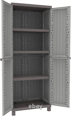 UK#1 Terry C-Wood 2680, 2 Door Closet with 3 Internal Shelves 68 x 39 x170 cm