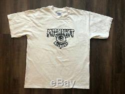 VTG MIDNIGHT RECORDS T SHIRT 1978-1998 NYC RECORD STORE Garage Punk Psychedelic