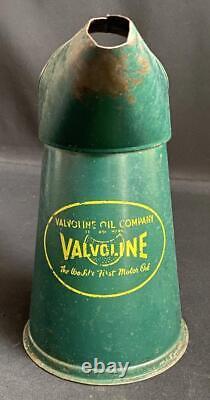 Valvoline Oil Company Quart Jug Pourer Gas Station Garage Motor Lubricants