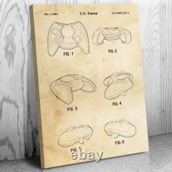Video Game Controller Canvas Print Game Store Art Arcade Art Game Collector Gift