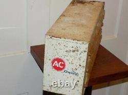 Vintage AC Guide Miniature Lamps Metal Store Garage Cabinet