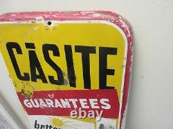 Vintage Advertising Casite Oil Garage Shop Store Thermometer 719-k