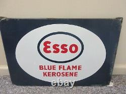 Vintage Advertising Esso Porcelain Authentic Sign Store Garage Shop 553-u