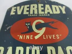Vintage Advertising Eveready Thermometer Garage Store Auto Display A-153