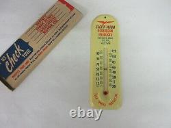 Vintage Advertising Fleet-wing Oil Thermometer Garage Store Auto Orig Box 788