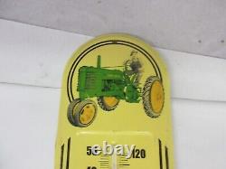 Vintage Advertising John Deere Tractor Garage Shop Store Thermometer C-165