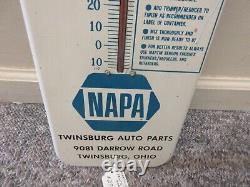 Vintage Advertising Martin Senour Napa Thermometer Shop Garage Store C-753