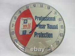 Vintage Advertising Pure Antifreeze Garage Dealer Store Thermometer 752-z
