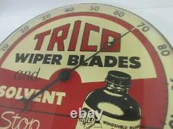 Vintage Advertising Trico Auto Round Thermometer Garage Store 95-z