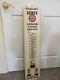 Vintage Advertsing Bowes Seal Fast Tin Store Shop Garage Thermometer A-661