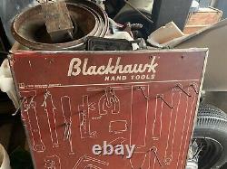 Vintage Blackhawk Hand Tools Auto Store Wall Display Mechanics Garage