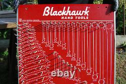 Vintage Blackhawk Hand Tools Wrenches Auto Store Wall Display Mechanics Garage