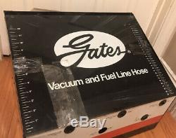 Vintage Gates Vacuum & Fuel Line Hose Store Metal Display Cabinet Garage Deco
