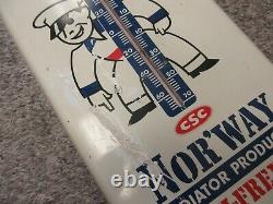 Vintage Nor'way Antifreeze Garage Shop Store Thermometer Advertising A-245