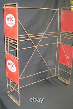 Vtg WIX Filters Foldable Wire Display Rack for Gas Station/ Garage/ Parts Store