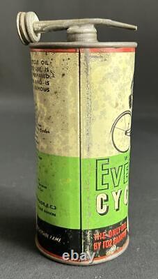 Wakefield Everymans Lubricating Cycle Oil Vintage Bicycle Garage Display Tin Can