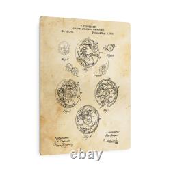 Watch Repeating Mechanism Patent Metal Print Watchmaker Gift Jewelry Store Art