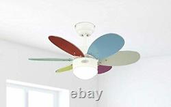 Westinghouse Ceiling Fans 78673 Turbo II One-Light 76 cm Six-Blade Indoor Ceilin
