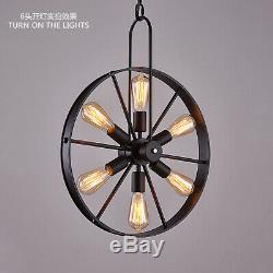 Wheel LED Sing Hall Pendant Fixtures Furniture Store Chandelier Lighting Lamp