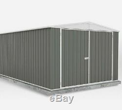 10x20 Absco Metal Garage Atelier Hangar Apex Snap Grey Utilitaire Magasin 10ft 20ft
