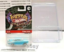 2009 Hot Wheels Larrys Garage'57 Chevy Bel Air Chase & Autographied Card, Rare