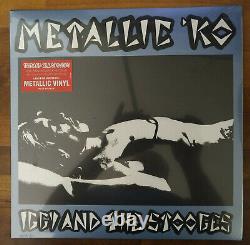 2016 Iggy Pop Et Les Stooges Metallic Ko Métallisé Vinyl Poster Rsd Nouveau Scellé